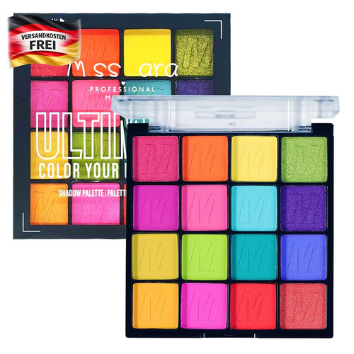 Bunte lidschatten palette mit - lidschatten,