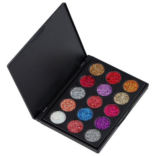 Farben glitzer lidschatten - 15,