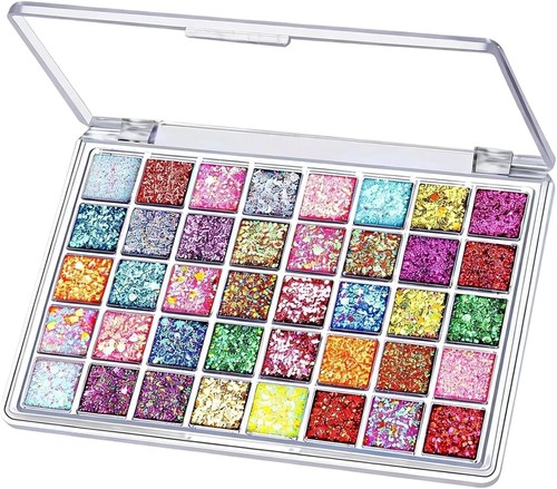 Lidschatten glitzer palette - glitzer-palette, 40