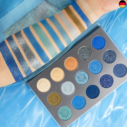 Blau lidschatten palette matt - blau,